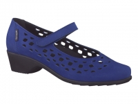 Chaussure mephisto CompensÃ©e modele rodia bleu electrique